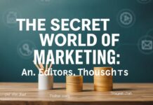 Marketing’in Gizli Dünyası: Bir Editörün Düşünceleri The Secret World of Marketing: An Editor's Thoughts